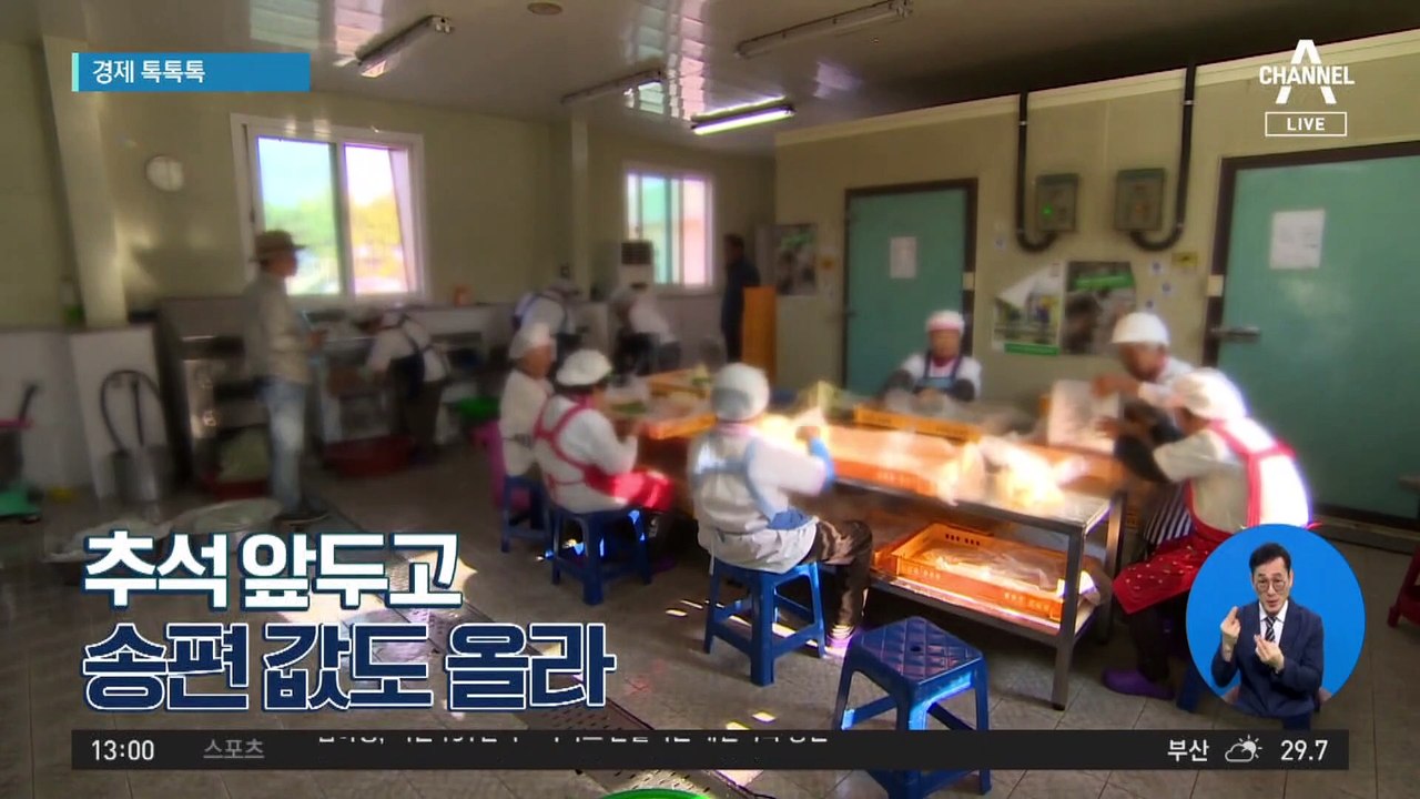 [경제 톡톡톡]추석 앞두고 송편 값도 올라