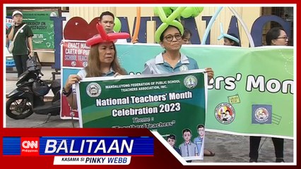 Mga guro nag-motorcade para ilabas ang hinaing