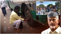 AP Bandh: ఆర్టీసి బస్సులను TDP క్యాడర్ ఏం చేస్తుందో చూడండి.. | Telugu OneIndia