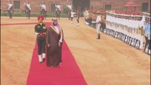 مراسم استقبال ولي العهد السعودي الأمير #محمد_بن_سلمان الذي بدأ زيارته الرسمية إلى #الهند، بعد الانتهاء من #قمة_العشرين. #العربية