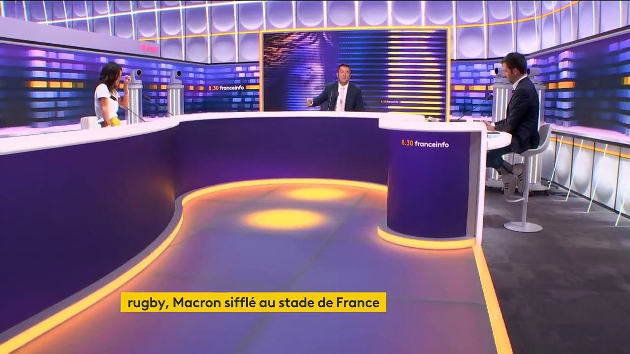 Après les sifflets contre Emmanuel Macron au Stade de France vendredi, le député de la majorité Karl Olive veut interdire les manifestations et les grèves pendant les évènements sportifs