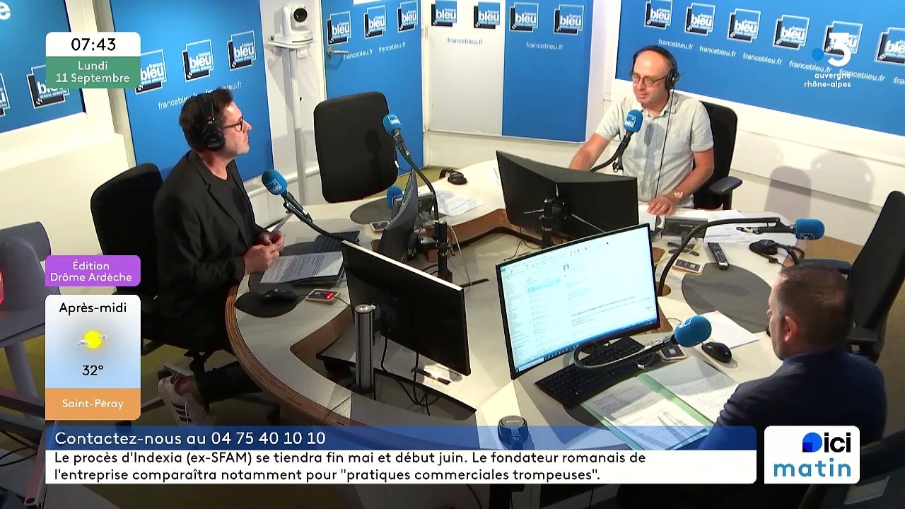 Mickaël Vidaud, principal du collège Marie Curie à Tournon-sur-Rhône