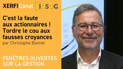 C'est la faute aux actionnaires ! Tordre le cou aux fausses croyances [Christophe Bonnet]