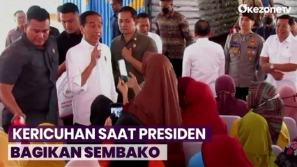 Download Video: Kericuhan Terjadi saat Presiden Bagikan Paket Sembako di Bogor, Jawa Barat