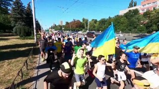 Dutch man fundraises for Ukraine in 51-day run to Kyiv