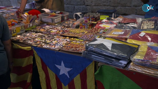 Insultan a un periodista de OKDIARIO en la 'marcha de las antorchas' al grito de «¡Puta España!»