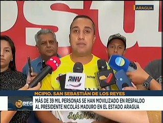 Aragua | Más de 39 mil militantes han marchado en apoyo al presidente Nicolás Maduro