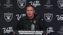 Everything Raiders Coach Josh McDaniels Said Today