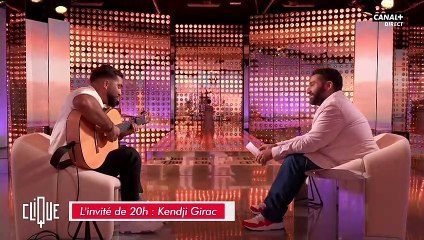 Kendji Girac, dans "Clique" sur "Canal+".