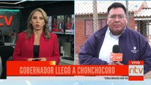 El gobernador Luis Fernando Camacho llega al penal sin haber culminado sus exámenes médicos