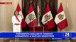 Dina Boluarte  toma juramento a los nuevos ministros en Palacio de Gobierno