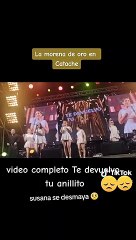 Susana Alvarado su desmaya en concierto