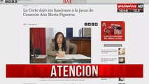 La jueza Ana Figueroa sin funciones