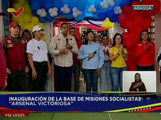 Aragua | Inauguran Base de Misiones Socialistas "Arsenal Victoriosa" favoreciendo a 2.400 familias