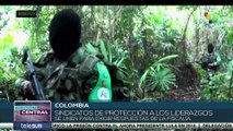 Organizaciones sociales se movilizan por la paz y la vida en Colombia