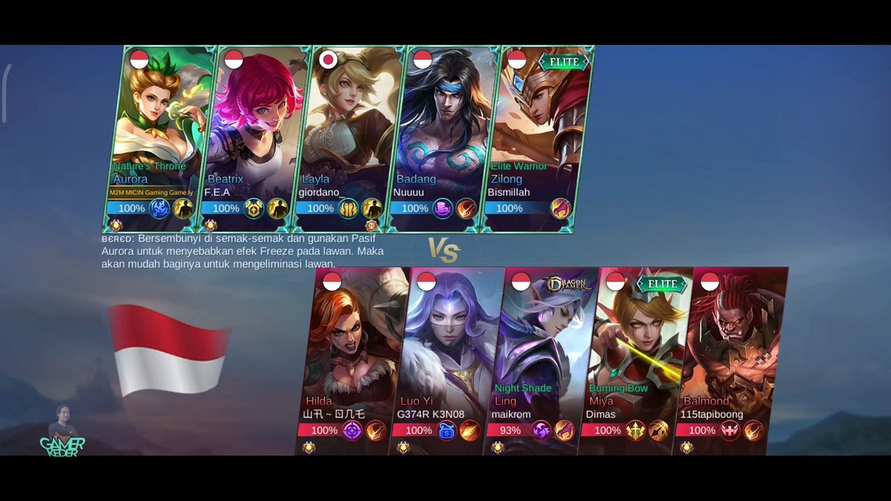 Mobile Legends Bang Bang! Gameplay Aurora Tier Epic (Ranked Match) #mobilelegends