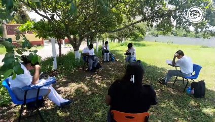 Escuelas toman medidas de prevención ante bochornoso calor