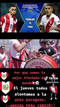 Hinchada peruana espera 4 a 1 en el partido Perú vs. Paraguay
