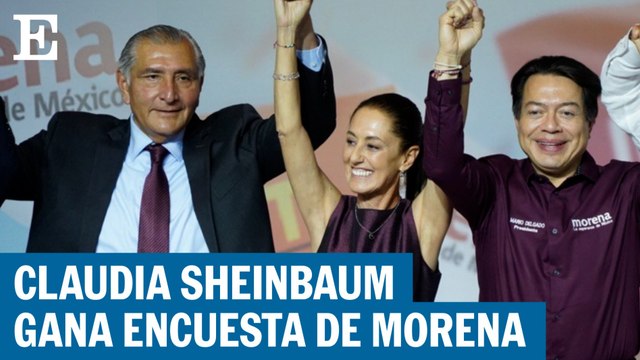 Claudia Sheinbaum gana encuesta interna de Morena