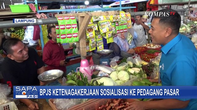 Hari Pelanggan Nasional, BPJS Ketenagakerjaan Sosialisasi ke Pedagang Pasar