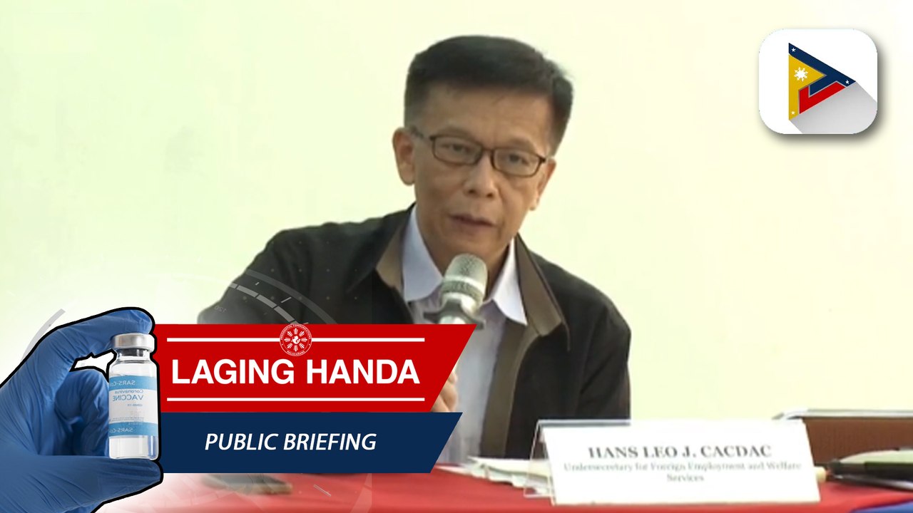 Atty. Hans Leo Cacdac, itinalaga ni PBBM bilang OIC ng DMW
