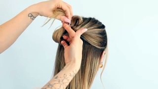 Learn How To Do A Updo (Super Easy Version)