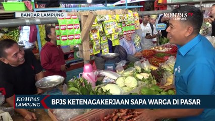 Hari Pelanggan Nasional, BPJS Ketenagakerjaan Sapa Warga di Pasar