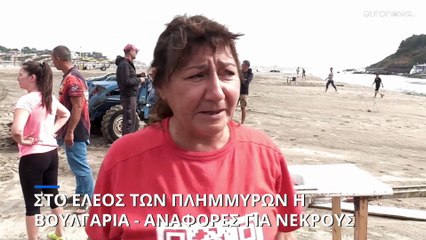 Πλημμύρες στην Βουλγαρία: «Βιβλική» καταστροφή στο Τσάρεβο