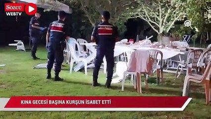 Kına gecesinde başına kurşun isabet eden kişi ağır yaralandı