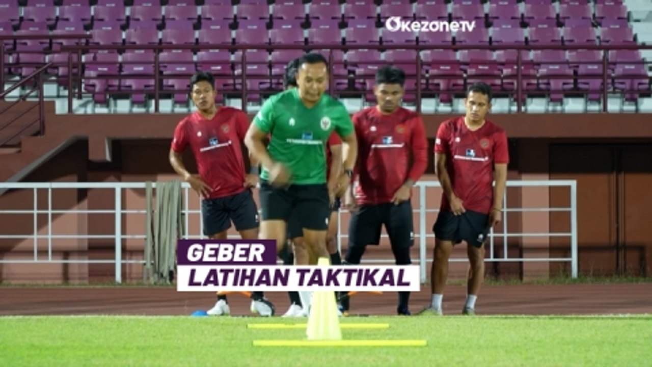 Timnas Indonesia Geber Latihan Taktikal untuk Redam Kekuatan Turkmenista