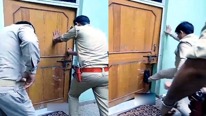 Agra police Viral Video: फ़िल्मी अंदाज में दरवाजा तोड़कर बचाई शख्स की जान, खून से लतपत पड़ा था युवक