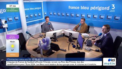 Jacques-Édouard Andrault est l'invité du 6/9 de France Bleu Périgord