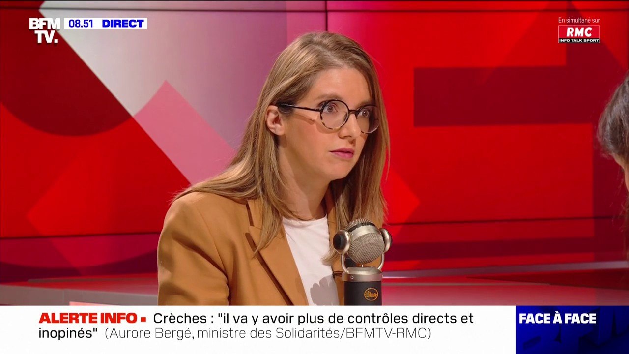 Restos du Cœur: "Quand vous avez une entreprise qui fait un don de 10 millions d'euros, on préfère l'engueuler plutôt que de la remercier" déplore Aurore Bergé, ministre des Solidarités