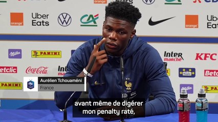 Tchouaméni sur son tir au but raté contre l'Argentine : "J'y penserai toujours"