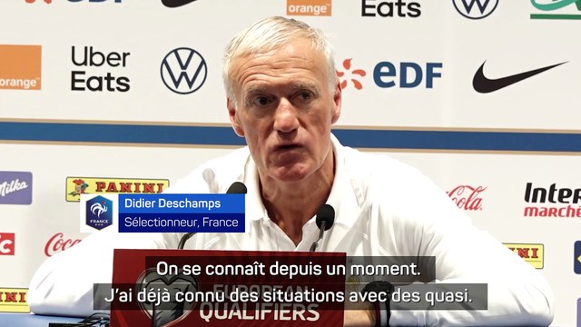 Deschamps : Quasiment, c'est pas qualifiés