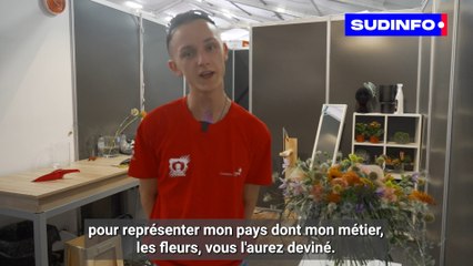 Demian, fleuriste aux Euroskills: " Je ne me sentais pas fait pour suivre des études sur une chaise"
