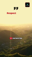 Respect Creates | Respect Quote | #respect #motivation #shorts