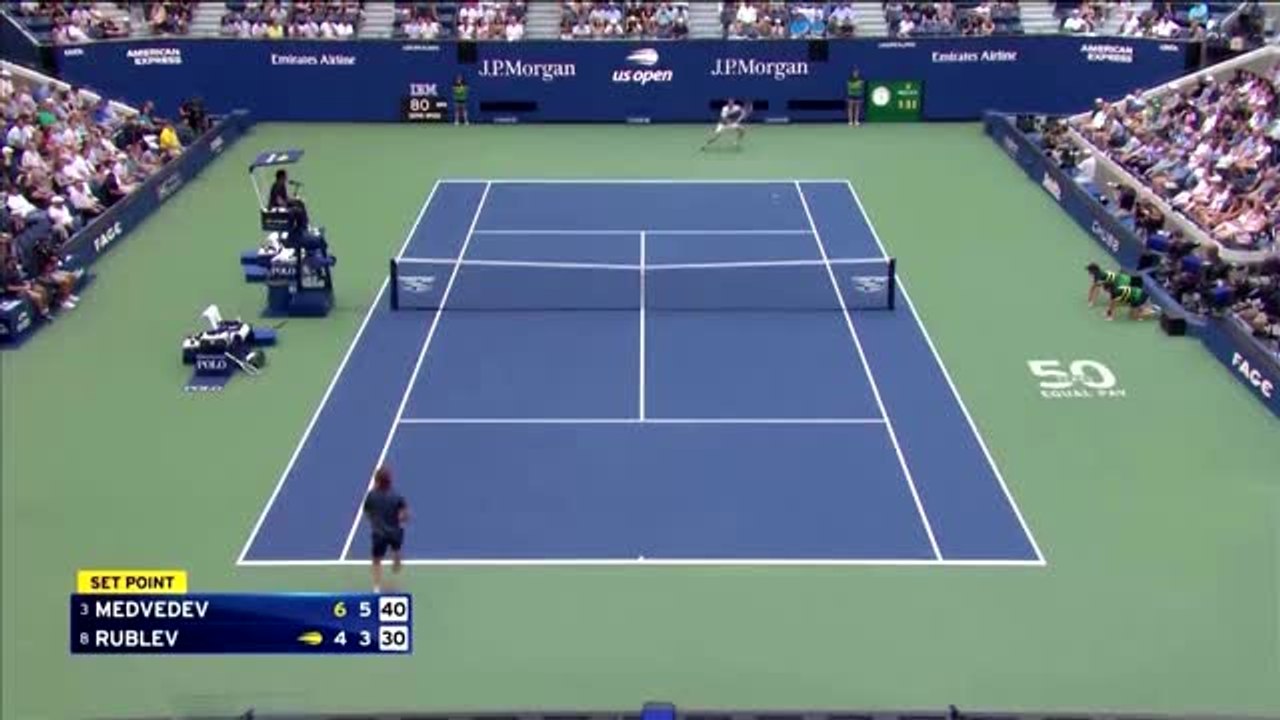 Highlights: Medwedew mit Halbfinaleinzug