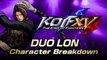 The King of Fighters XV - Duo Lon en détail