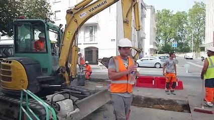 A Tours, les travailleurs du BTP face à la chaleur