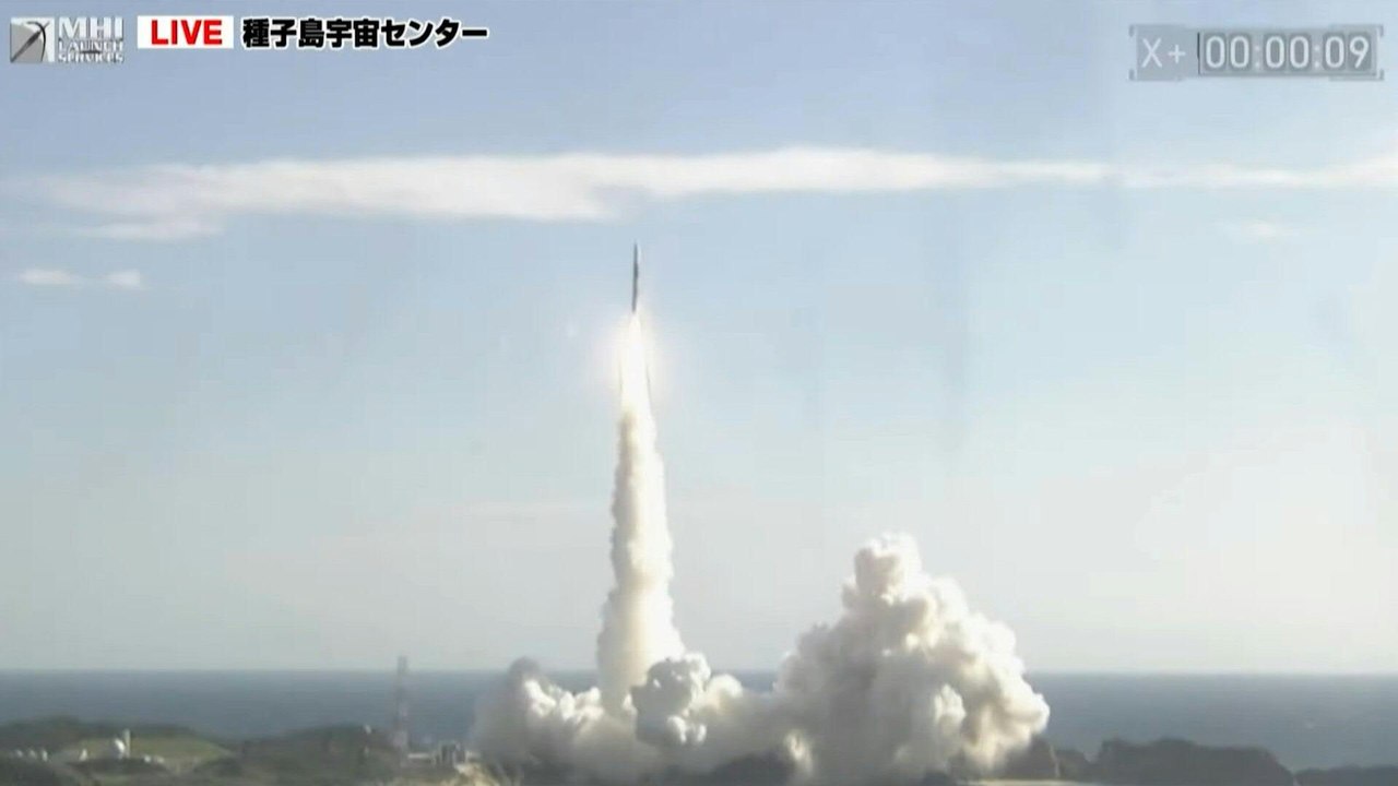 Japanische Mini-Sonde Richtung Mond gestartet