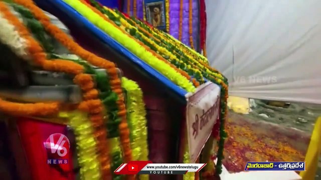 Sri Krishna Janmashtami Celebrations At Moradabad _ Uttar Pradesh _ V6 News (1)