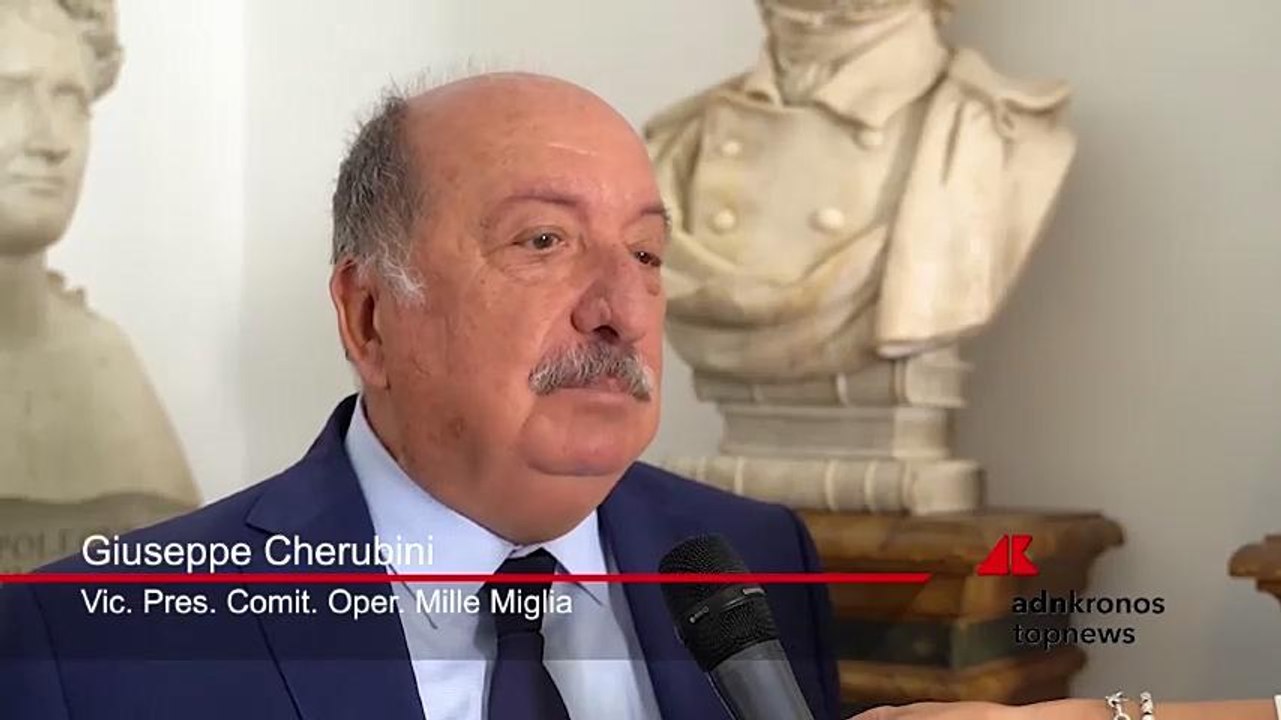 Cherubini: “Mille Miglia è la corsa più bella del mondo che si corre nel Paese più bello del mondo”