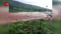 Kırklareli'nde sel felaketi... Kayıp kişi için 5 kilometrelik vadide arama çalışması yapılıyor!