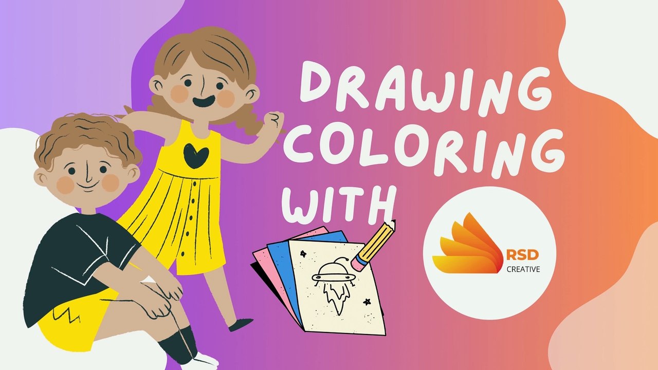 Menggambar, Melukis dan Mewarnai Pesawat untuk Anak dan Balita Cara Menggambar Mudah