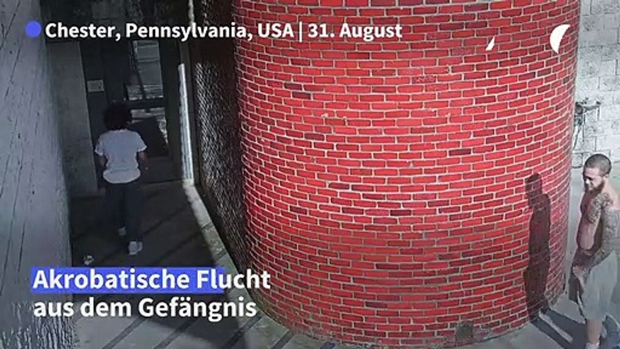 Mörder flieht akrobatisch aus US-Gefängnis