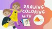 Menggambar, Melukis dan Mewarnai Macam-Macam Es Krim Warna Warni untuk Anak dan Balita Cara Menggambar Mudah