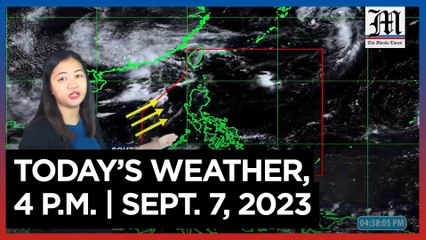 Today's Weather, 4 P.M. | Sept. 7, 2023