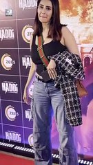 Ravishing Appearance: Chahat Khanna Shines at 'Haddi' Special Screening
