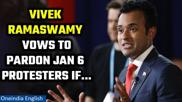 Vivek Ramaswamy, if elected, vows to pardon all ‘peaceful’ Capital riot protesters | Oneindia News